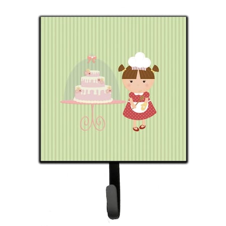 Jensendistributionservices Cake Baker Brunette Green Leash or Key Holder MI1713543
